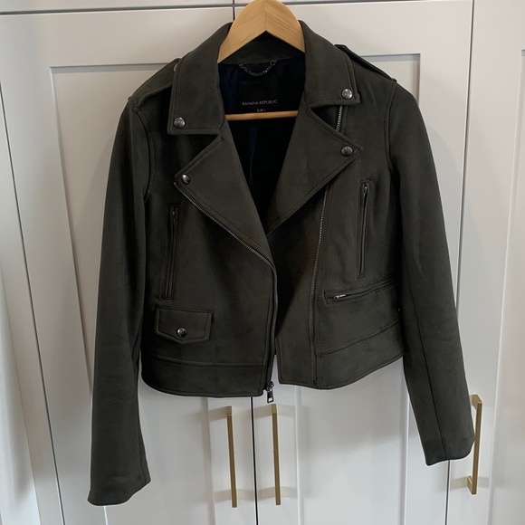 Banana republic vegan suede coat in small - Picture 1 of 2